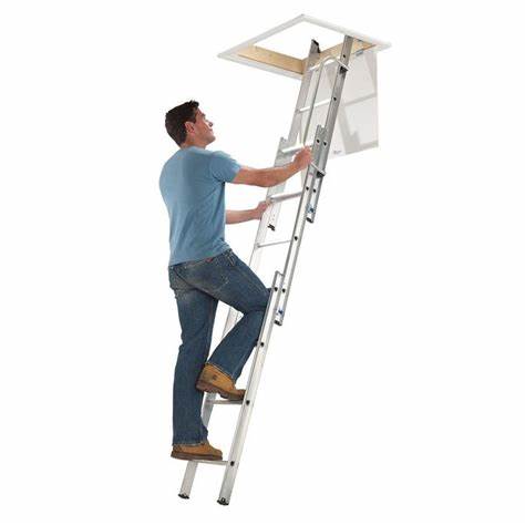 Loft Ladder 3 Section Handrail 2.1-3M WERNER