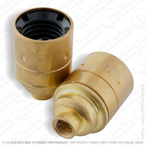 B02) Lamp Holder ES 0.5  Brass LILLEY