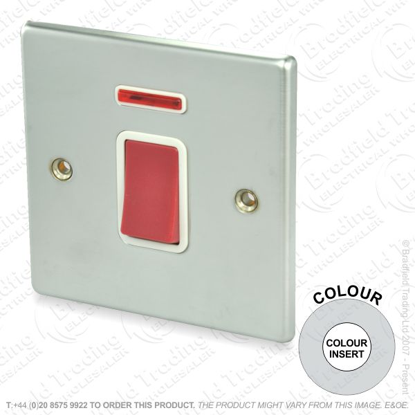 I37) Cooker DP 45A Switch Neon Satin Chr WI