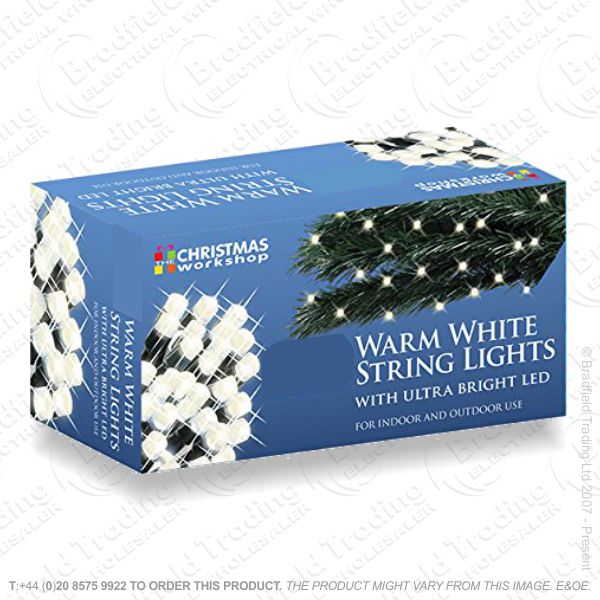 D09) Xmas Lights 600 LED White Chaser