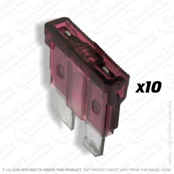 F12) Fuse Blade Type 40A Red Car pk10