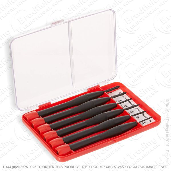 Screwdriver Jewellers 6pc Redline DRA