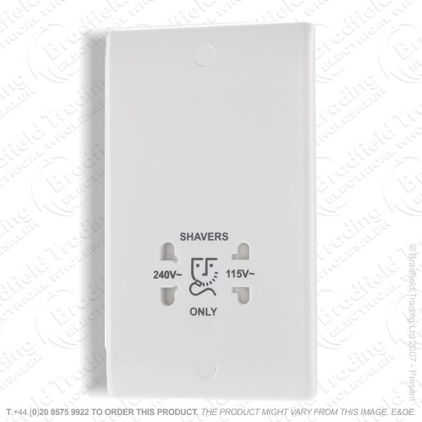 Socket Shaver Dual Voltage white BG