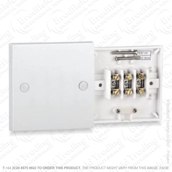 I28) Flex Outlet Plate Front 20A white