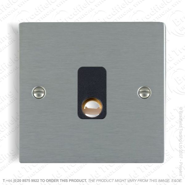 20A Flex Outlet Plate Satin Steel HAM