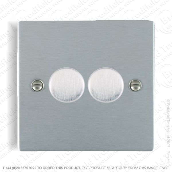 LED Dimmer 2G 100W Satin HAM