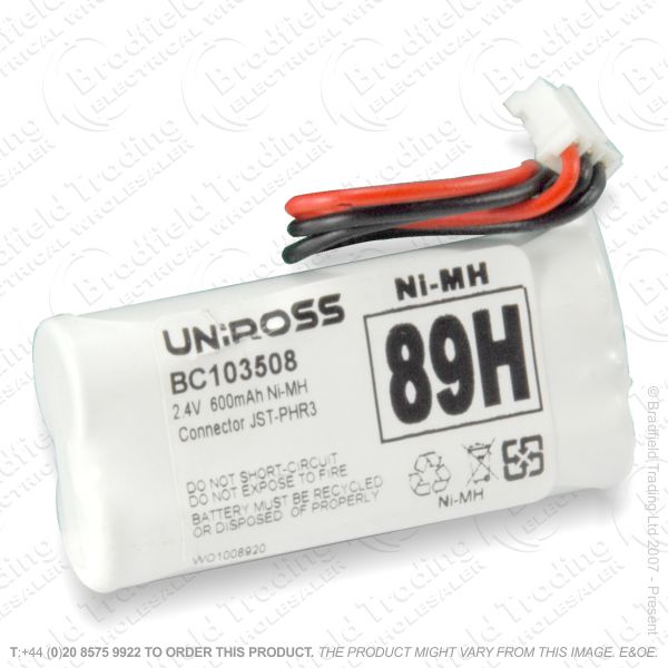 E13) Battery Phone 2.4V 600mAH 2xAAA T008