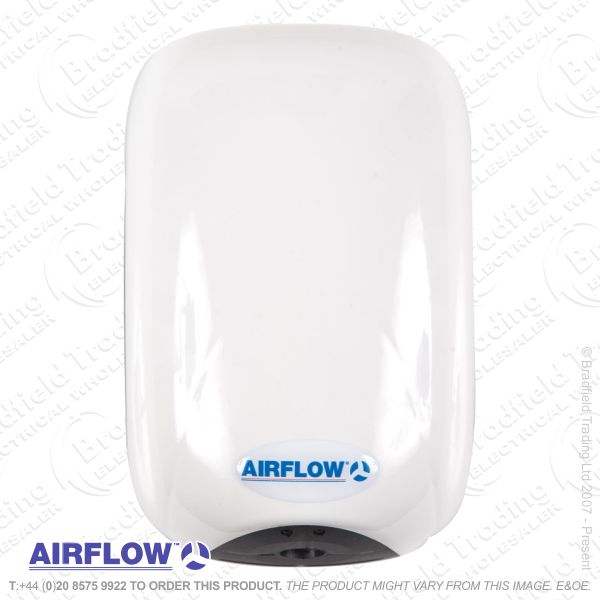 C09) Hand Dryer ECODRY Mini white AIRFLOW