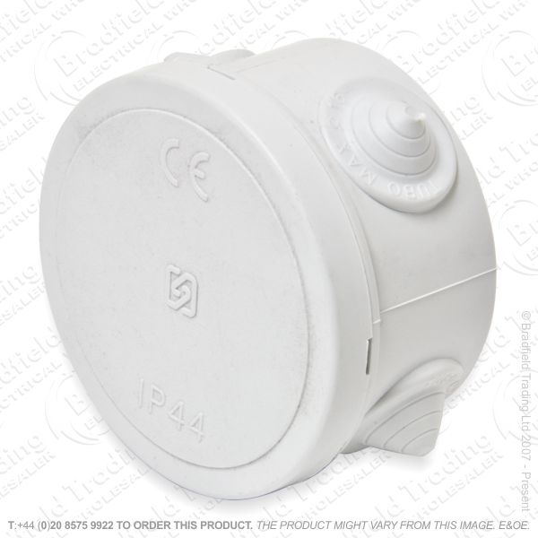 H25) Enclosure Plastic D60x35 IP44 Round Box