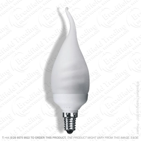 A16) Candle Bent LowEnergey SES 9W 865c