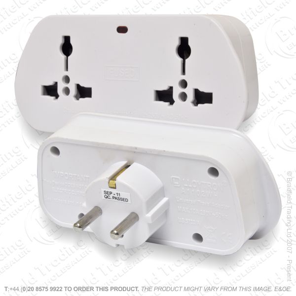 F11) European Travel Adapter 2way