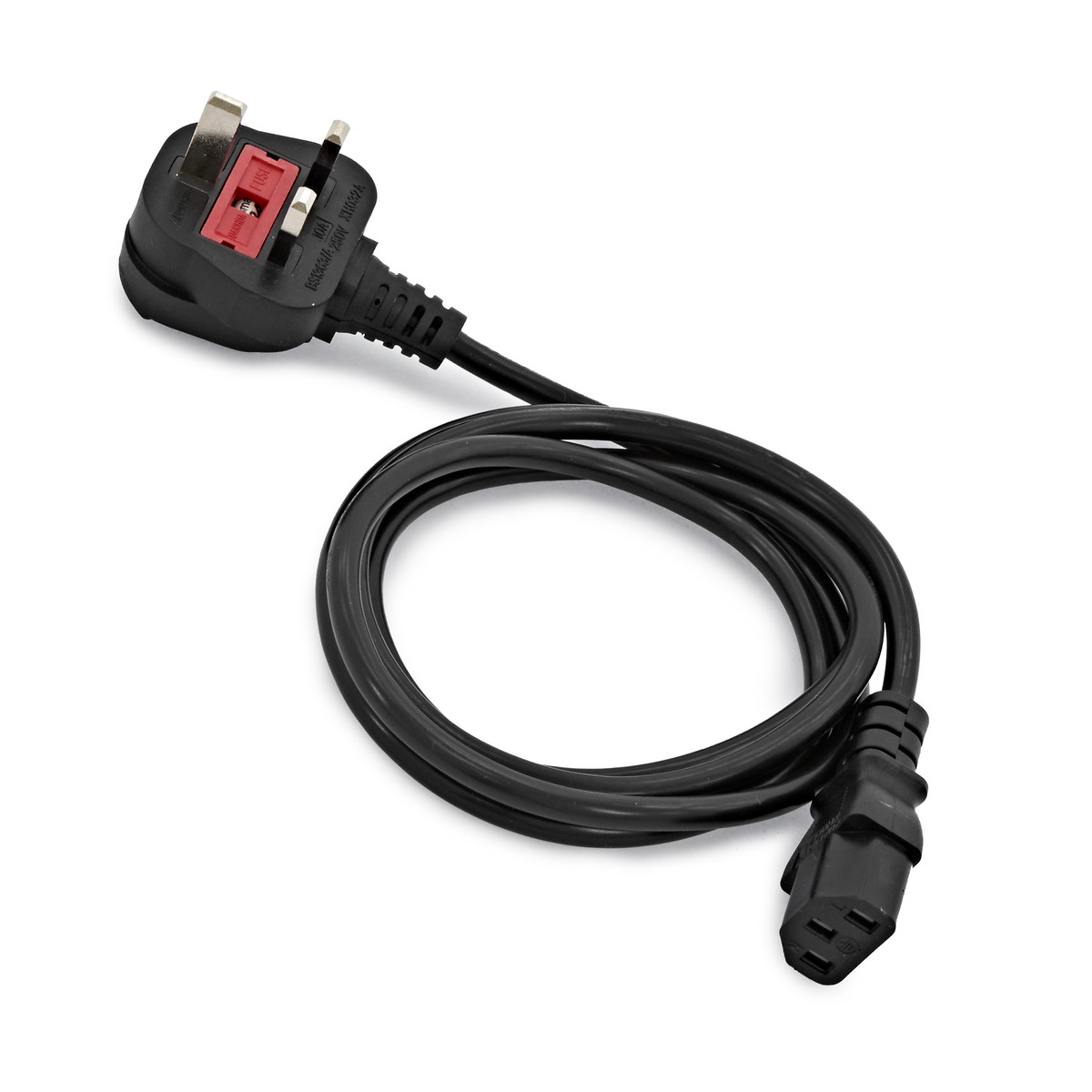 Mains Lead Kettle IEC 1.5M 5A UK Black