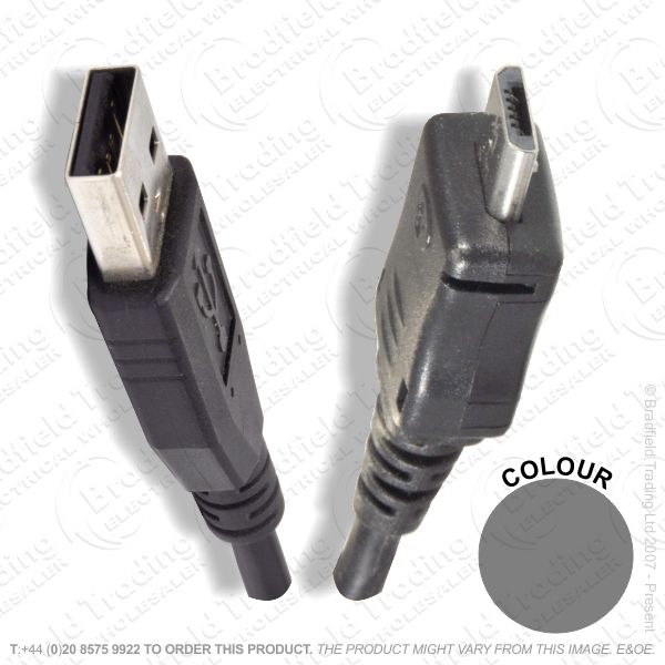 E18) USBa to Micro USB p-p Lead 1M 2075