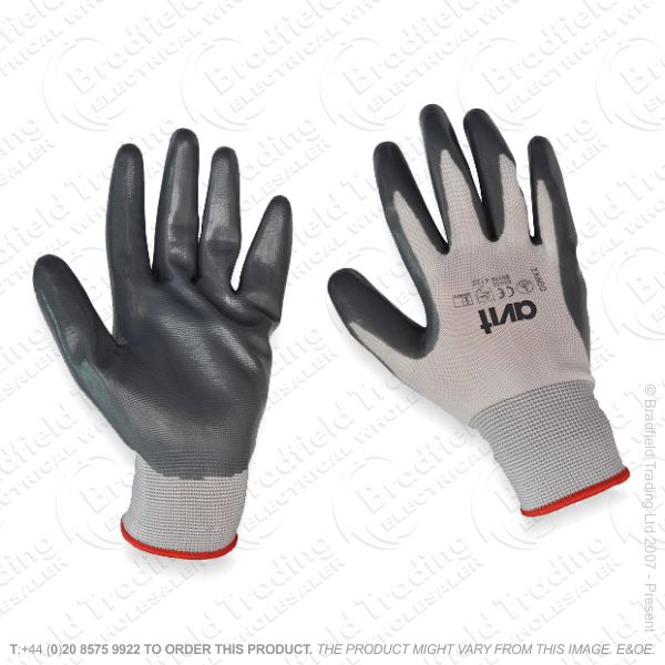 G48) Gloves Nitrile Coated Large AVIT