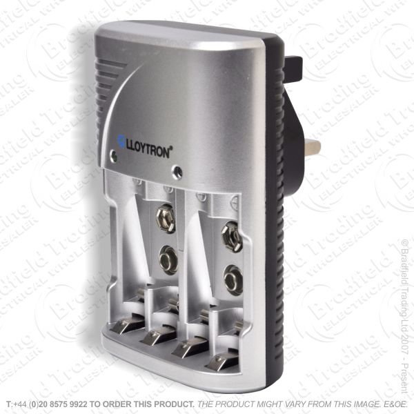 Fast Battery Charger 4xAA/AAA 2x9V LLOYTRON