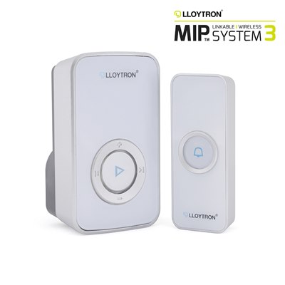 Door Bell Plug In Wireless MIP3 LLOYTRON