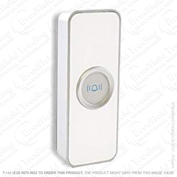 Door Bell Push Only White LLOYTRON