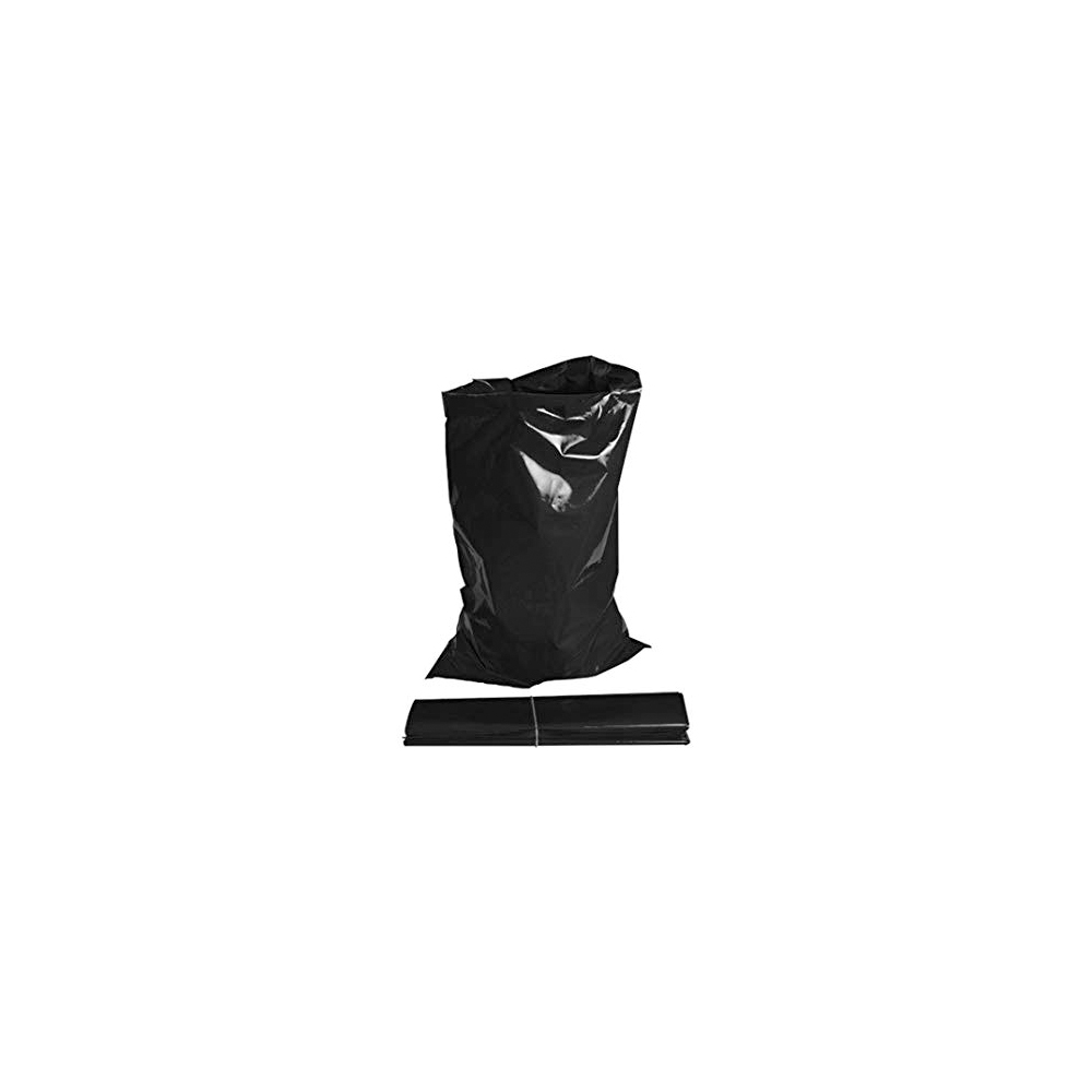 100pc Heavy Duty Rubble Bags Black