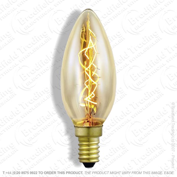 A05) Candle SES 40W Long Filament T45
