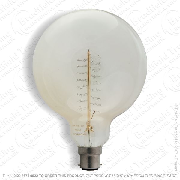 A08) Globe G80 BC 40W Long Filament