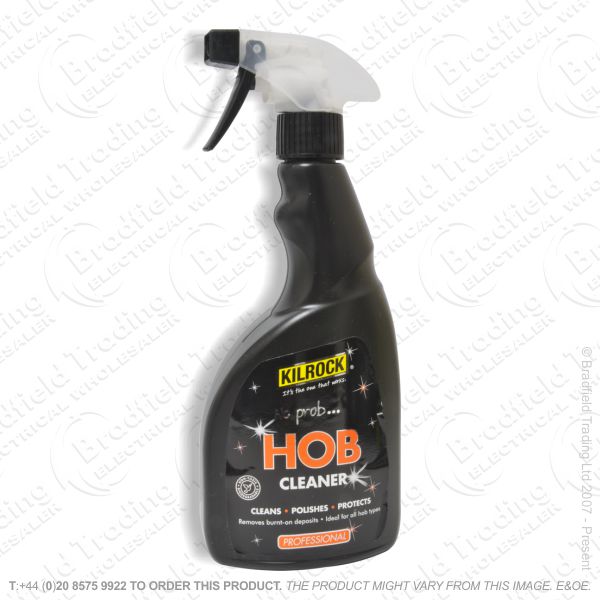 C23) Black Hob Cleaner 500ml Spray KILROCK