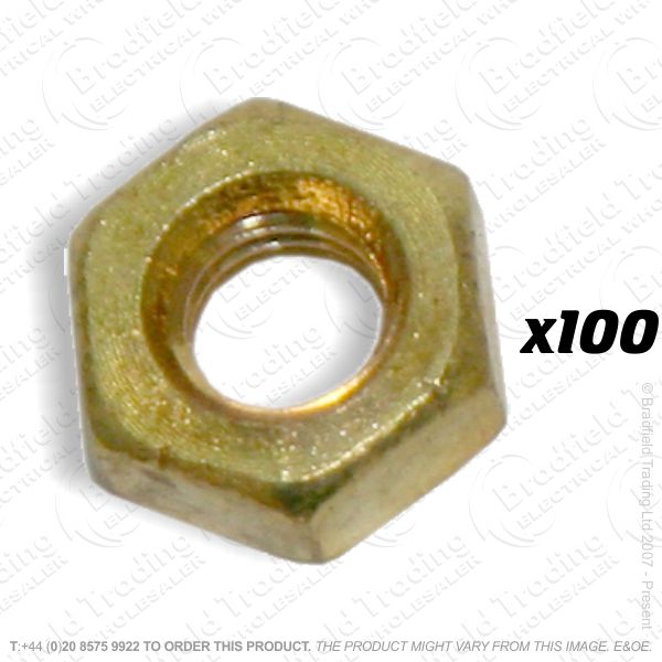 G06) Nuts M4 brass