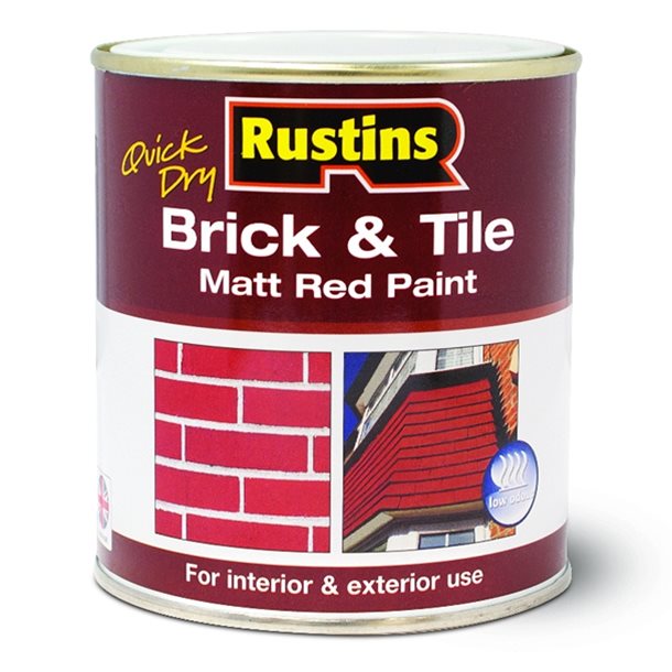 Brick   Tile 250ml Paint RUSTINS