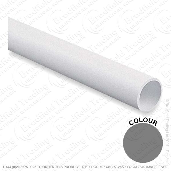 H15) Conduit PVC Round 20mm 3M Black UNIVO