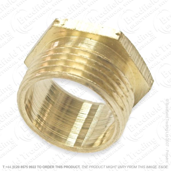 H19) Conduit Bush Male brass 20mm