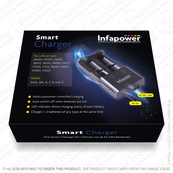 E11) Battery Charger Smart Lithium INFAPOWER