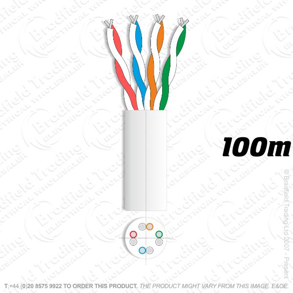 H08) Network UTP CCA 100M ECONOMY Cable