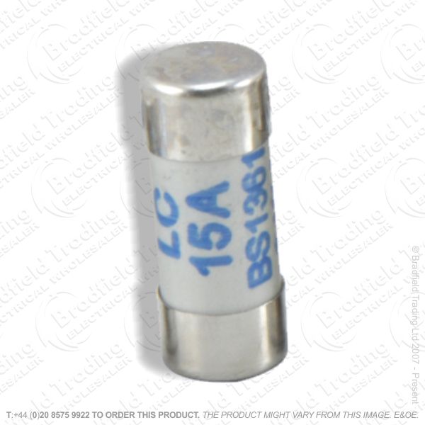 F13) Fuses 15A Carthridge 26x10.3 BS1361