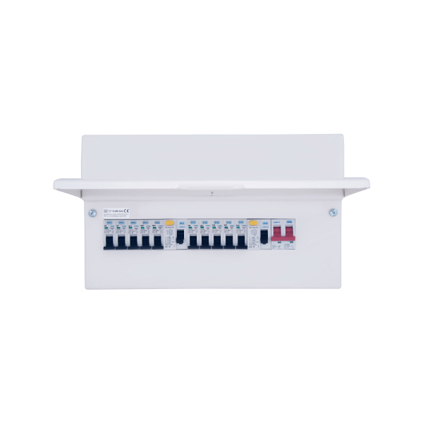 10Way Dual RCD Populated Consumer Unit BG