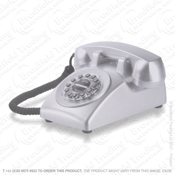E15) Telephone Corded Classic Chrome
