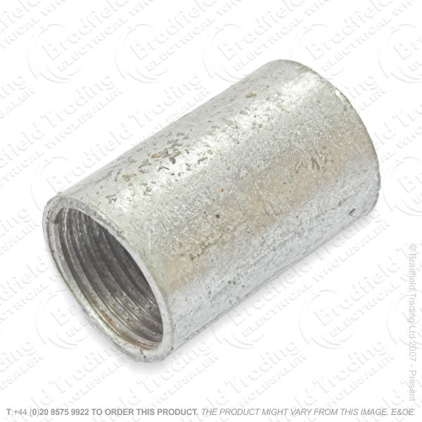 H18) Conduit Gal Coupler Solid 25mm