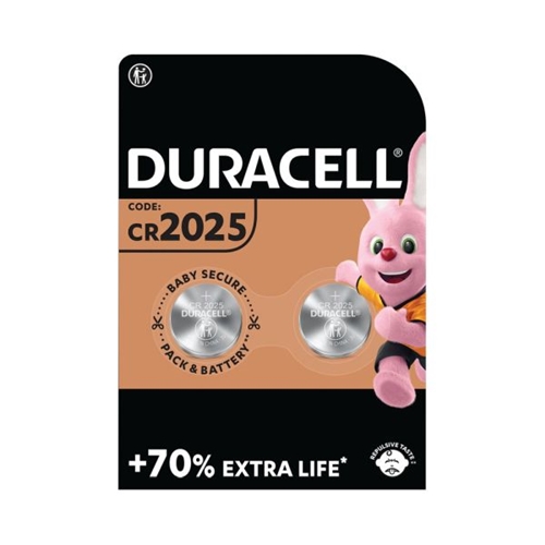 Battery 2025 3V Lithium Pk2 DURACELL