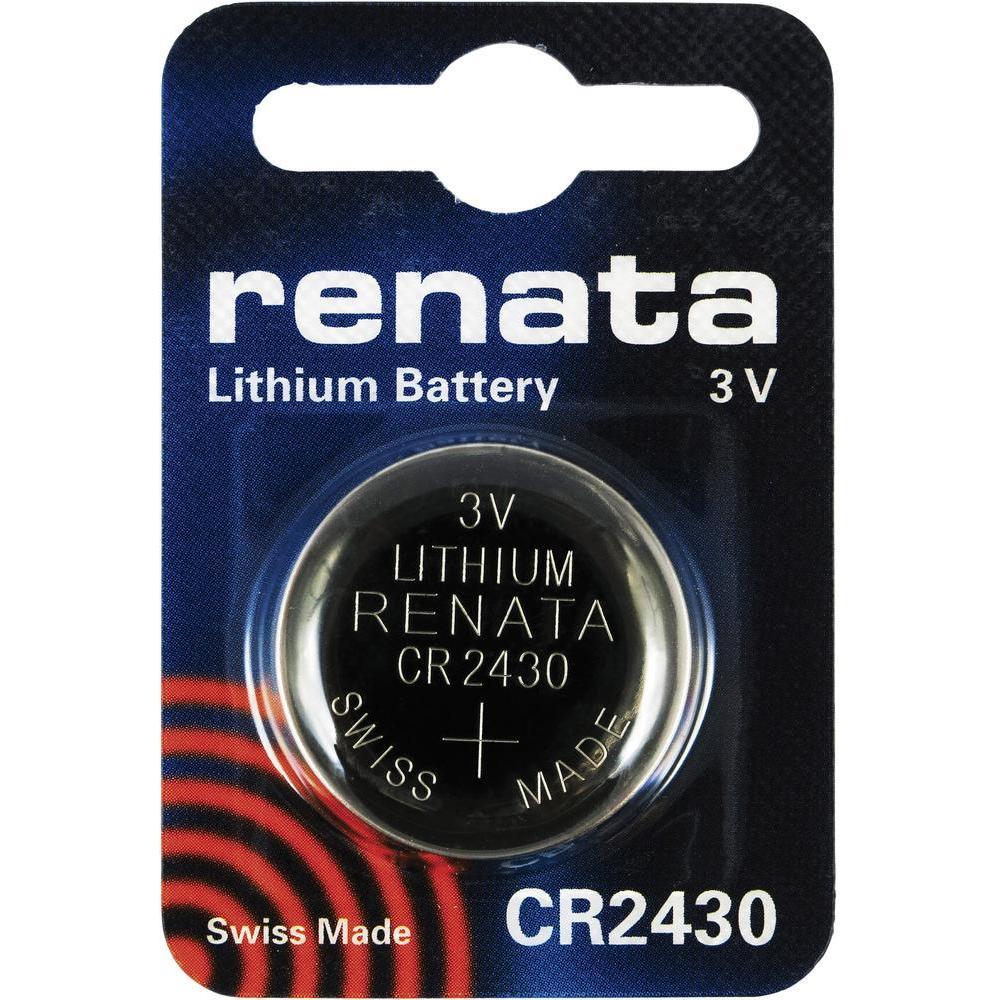 Battery CR2430 3V Lithium Pk1 RENATA