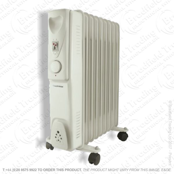 D02) Heater Oil Radiator 2.5Kw 11F Stat