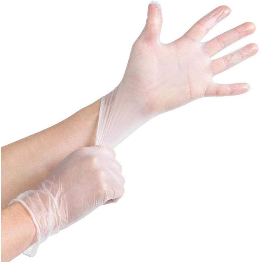 Vinyl Gloves Disposable Powder Large 100 Box