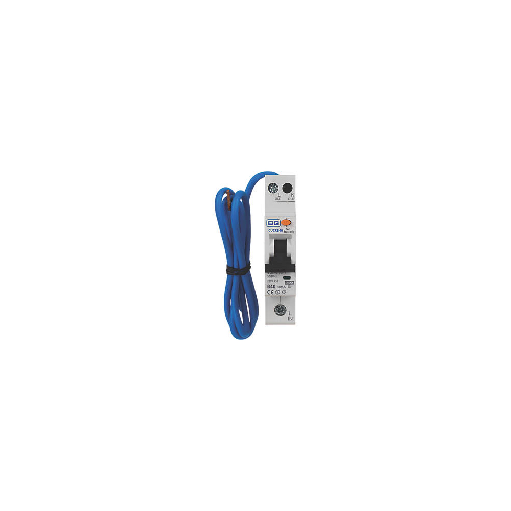 Compact RCBO Type AC B Curve 40A BG 30ma