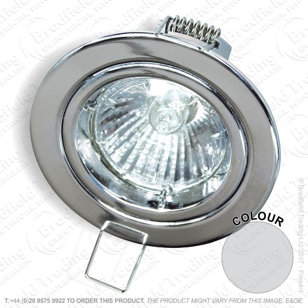 B33) Downlight Die Cast Fixed 70mm Chrome