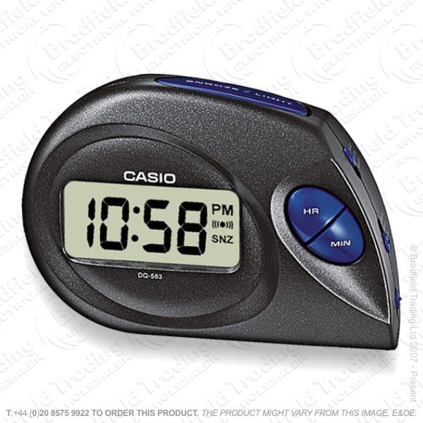 C30) Alarm Clock Digital CASIO Black