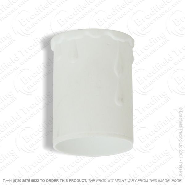 B07) Candle Drip Plastic 42x85mm Wh