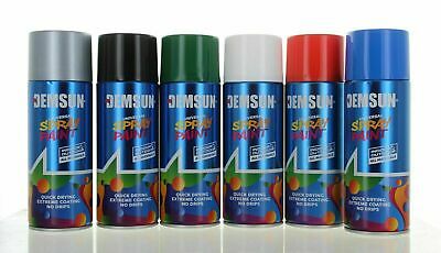 Spray Paint 400ml Black Gloss DEMSUN