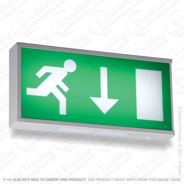 B18) Box Fitting LED Emergency 6W Exit Up