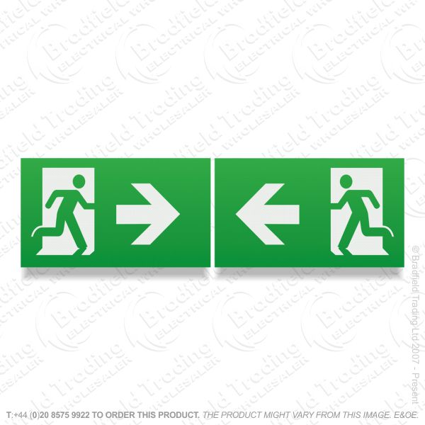 B18) Suspended Fitting Legend Left/Right