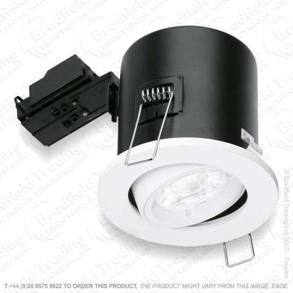 Downlight Adjust Fire Fitting Wh AURORA