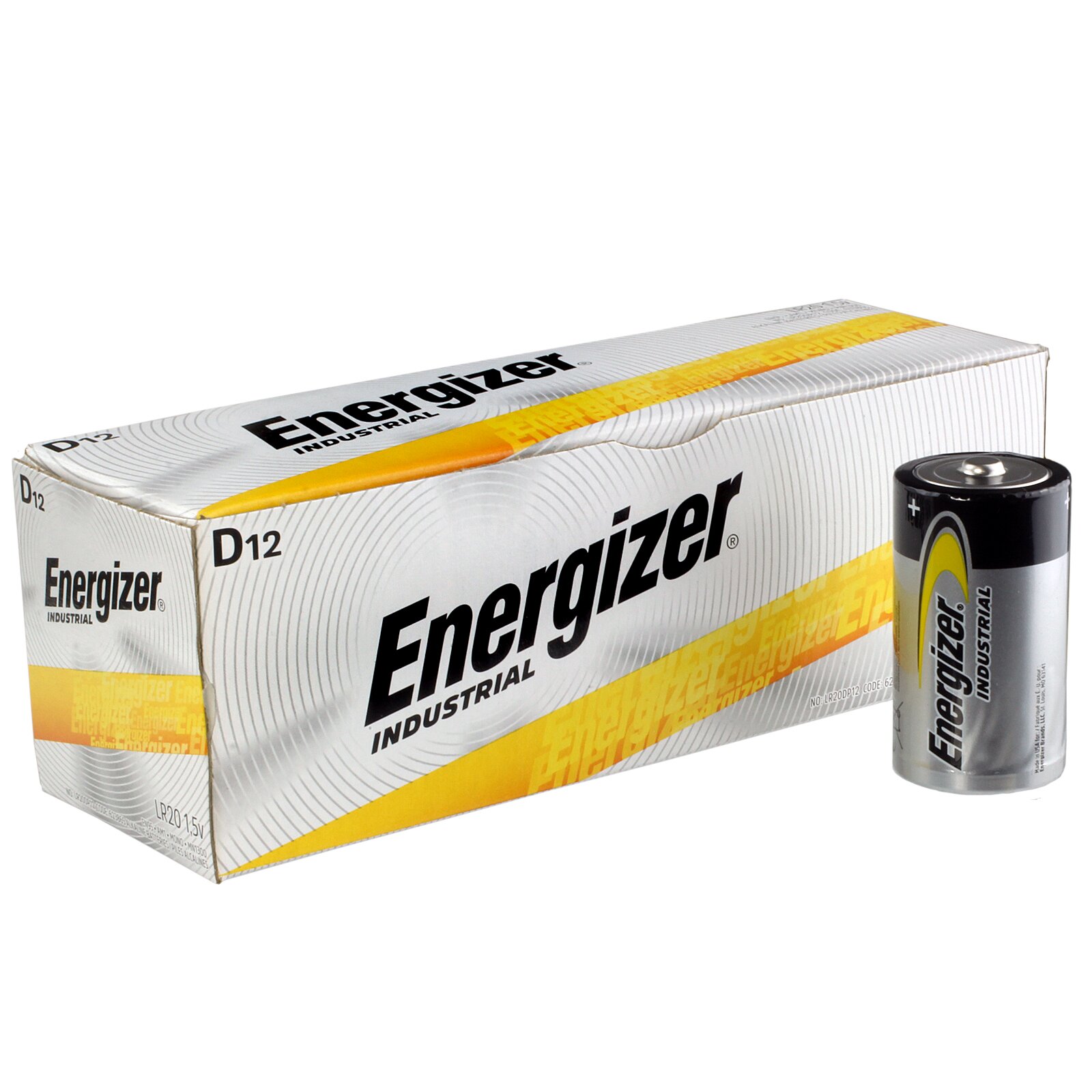 Battery D Size Industrial (10) ENERGIZER