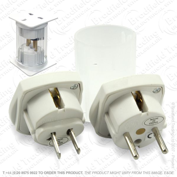 F11) Travel Adaptor UK sock - WORLD plug