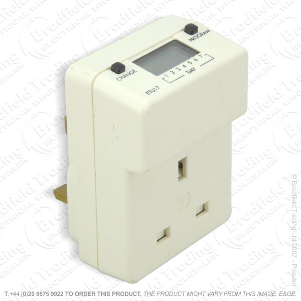 I10) Timer PlugIn Digital Mains 7Day TIMEGUAR